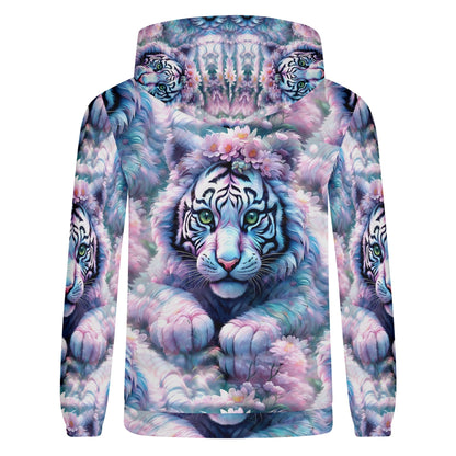 Adorable White Tiger - Unisex Hoodie - A Magical Encounter