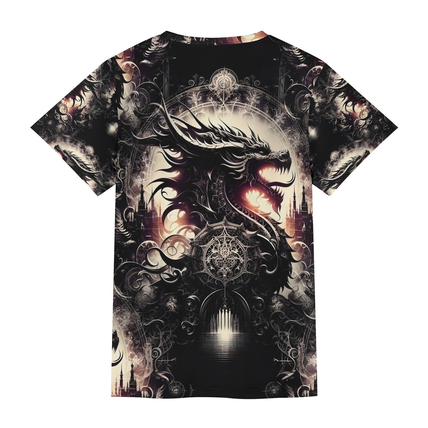 Dragons Dominion - Unisex T-Shirt - A Gothic Masterpiece