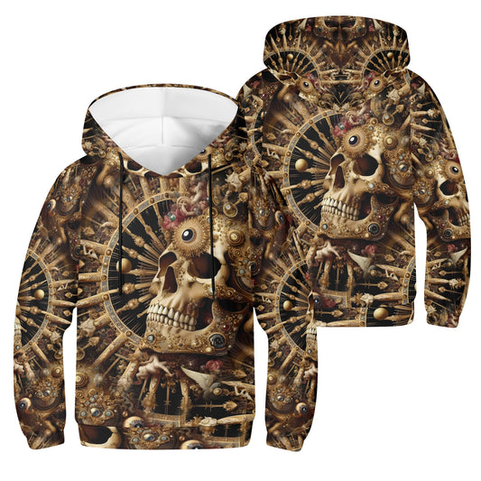 Baroque Bliss - Kids Hoodie - A Luxurious Tapestry