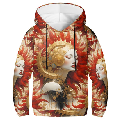 Celestial Rift - Kids Hoodie - A Steampunk Dream