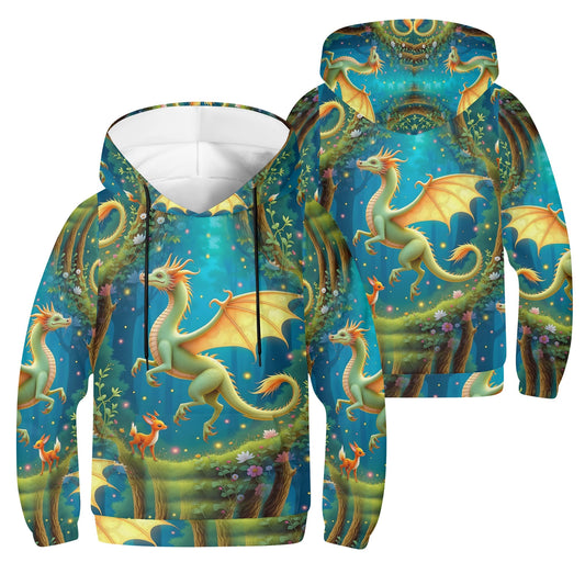 Dragons Daydream - Kids Hoodie - A Magical Encounter