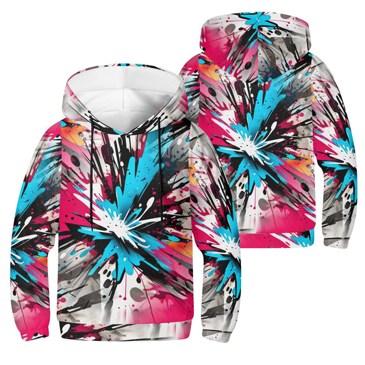 Inked Up - Kids Hoodie - A Burst of Color