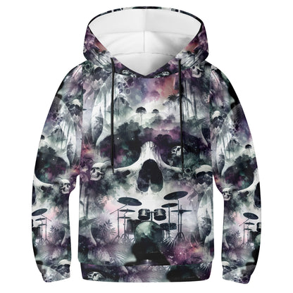 Skull Sessions - Kids Hoodie - A Mystical Rhythm