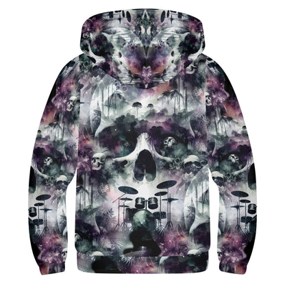 Skull Sessions - Kids Hoodie - A Mystical Rhythm