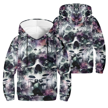 Skull Sessions - Kids Hoodie - A Mystical Rhythm