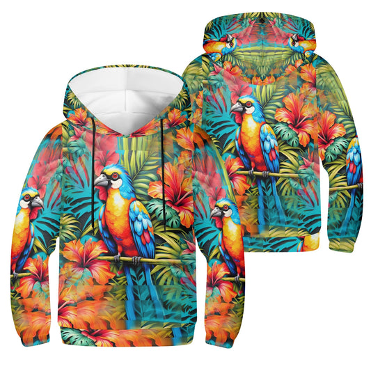 Tropical Paradise - Kids Hoodie - A Vibrant Escape