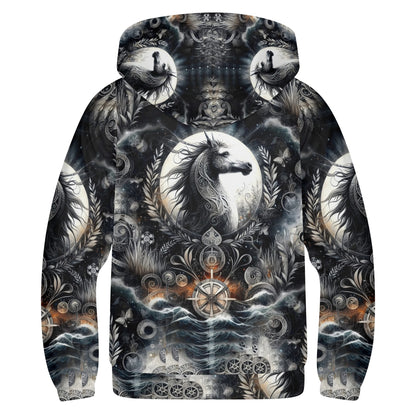 Celestial Charger - Kids Hoodie - A Mystical Ride