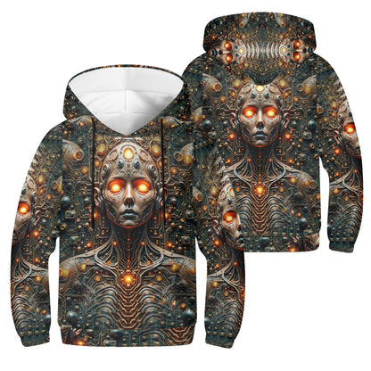 Circuit Soul - Kids Hoodie - A Futuristic Fusion