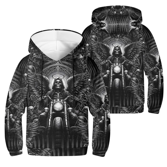 Death on Wheels - Kids Hoodie - A Dark Ride