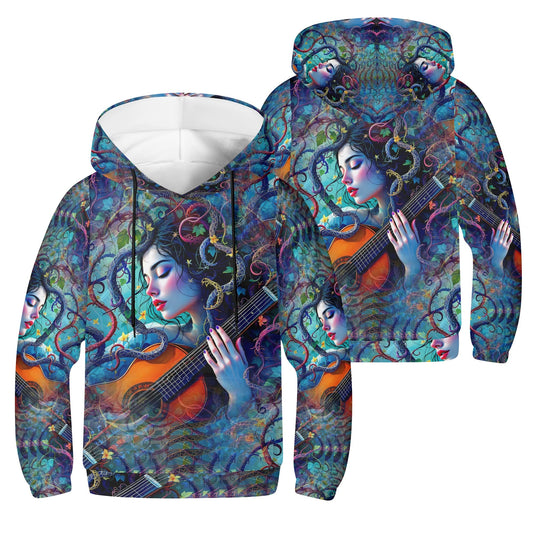 Nature's Muse - Kids Hoodie - A Harmonious Blend