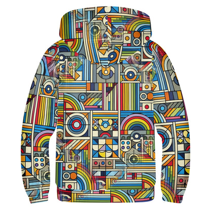 Rainbow Riot - Kids Hoodie - A Vibrant Explosion