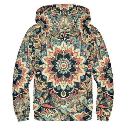 Visual Feast - Kids Hoodie - A Psychedelic Tapestry