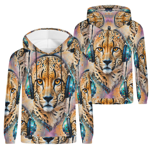 Cheetah Beats - Unisex Hoodie - A Wildly Cool Fusion