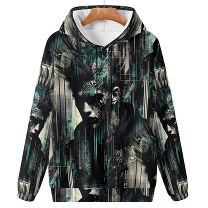 Distorted Dreams - Unisex Hoodie - A Cyberpunk Odyssey