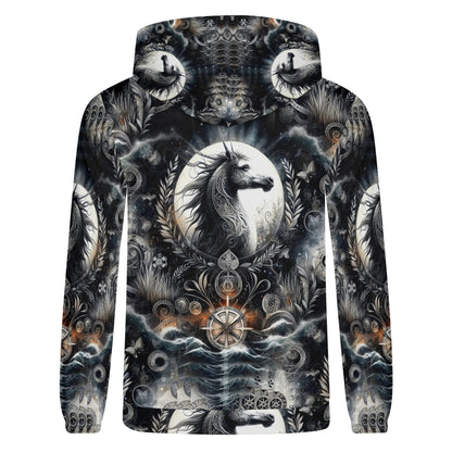 Celestial Charger - Unisex Hoodie - A Mystical Tapestry