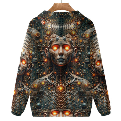 Circuit Soul - Unisex Hoodie - A Cyberpunk Odyssey