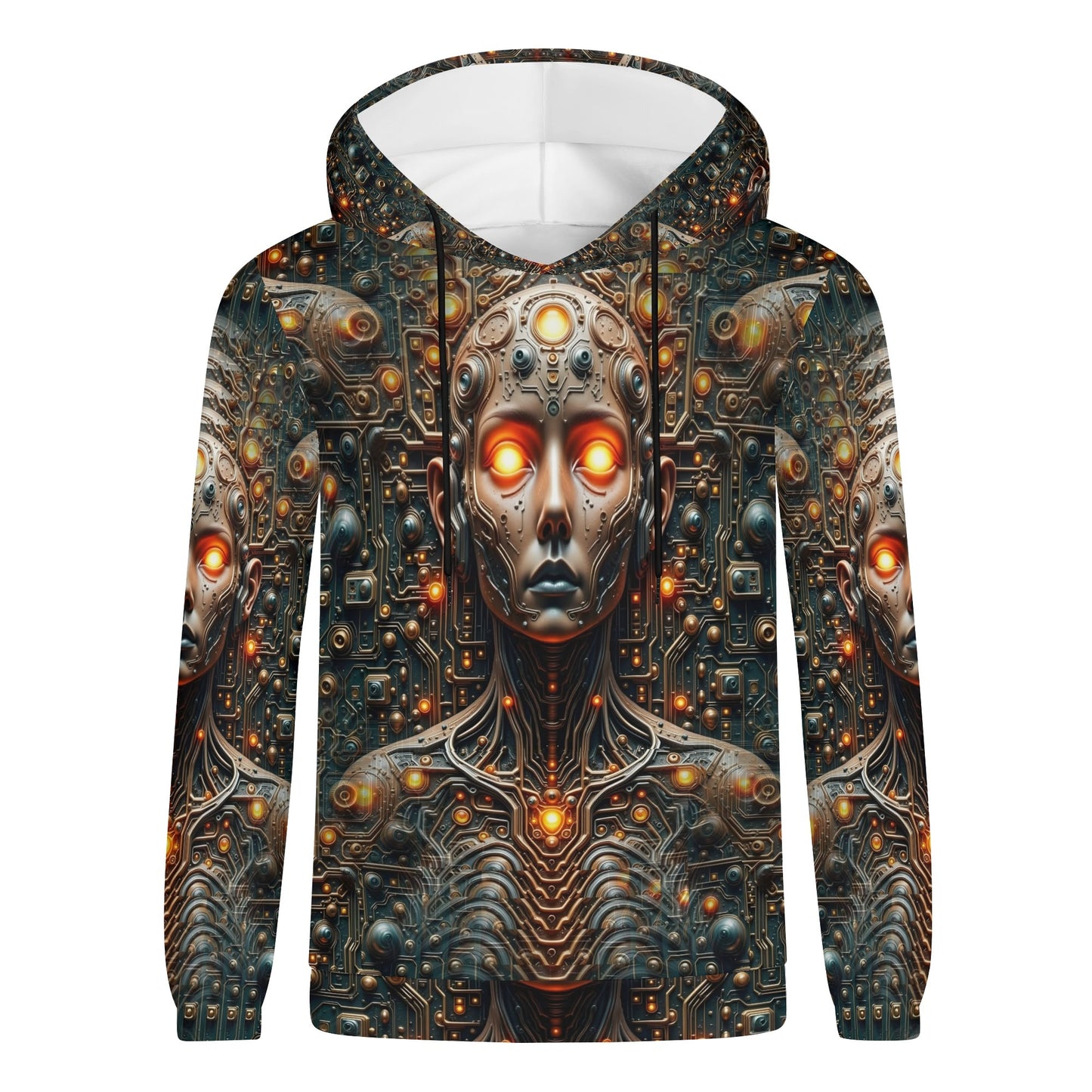 Circuit Soul - Unisex Hoodie - A Cyberpunk Odyssey