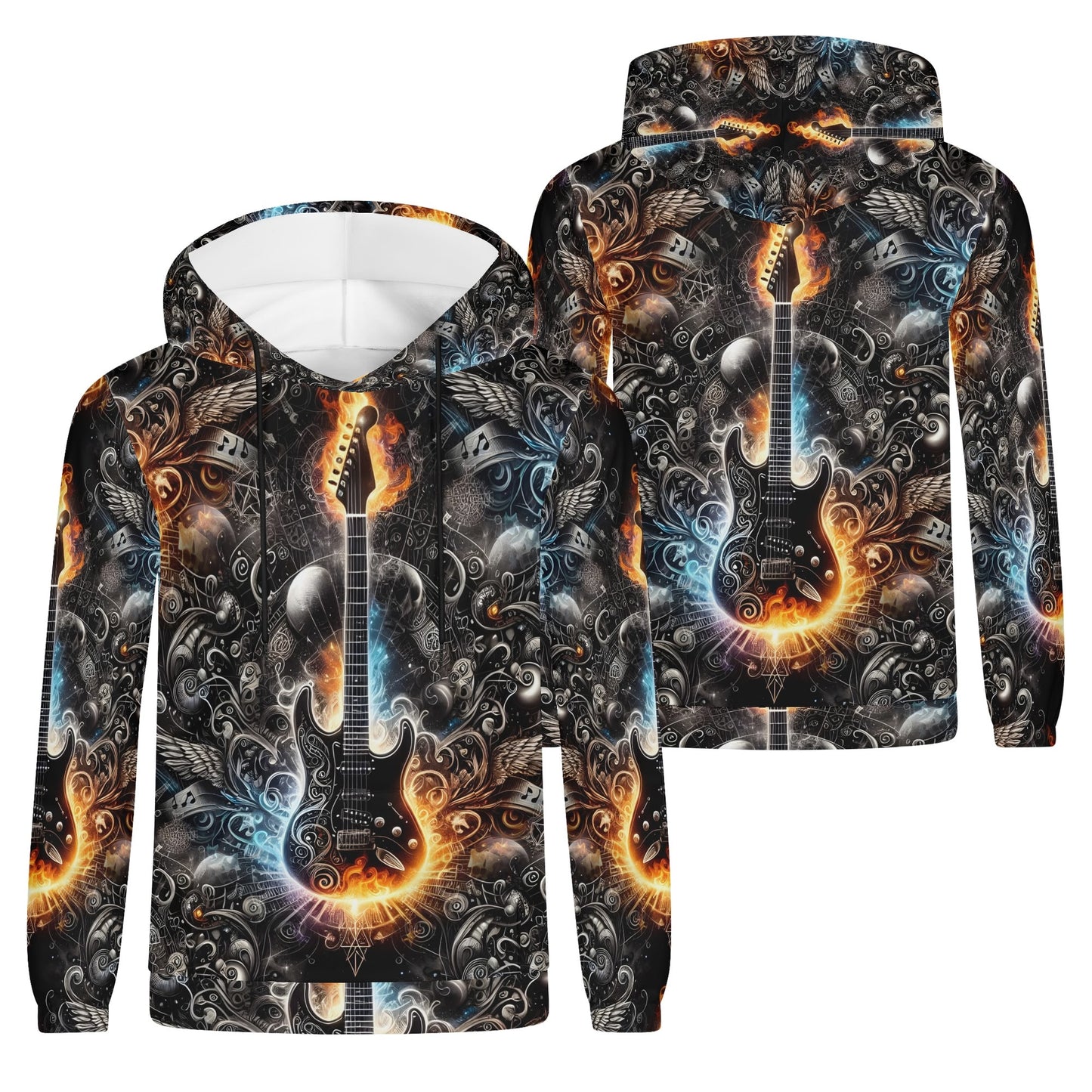 Guitar Galaxy - Unisex Hoodie - A Cosmic Jam