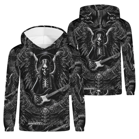 Bass Angel - Unisex Hoodie - A Dark Rock Symphony