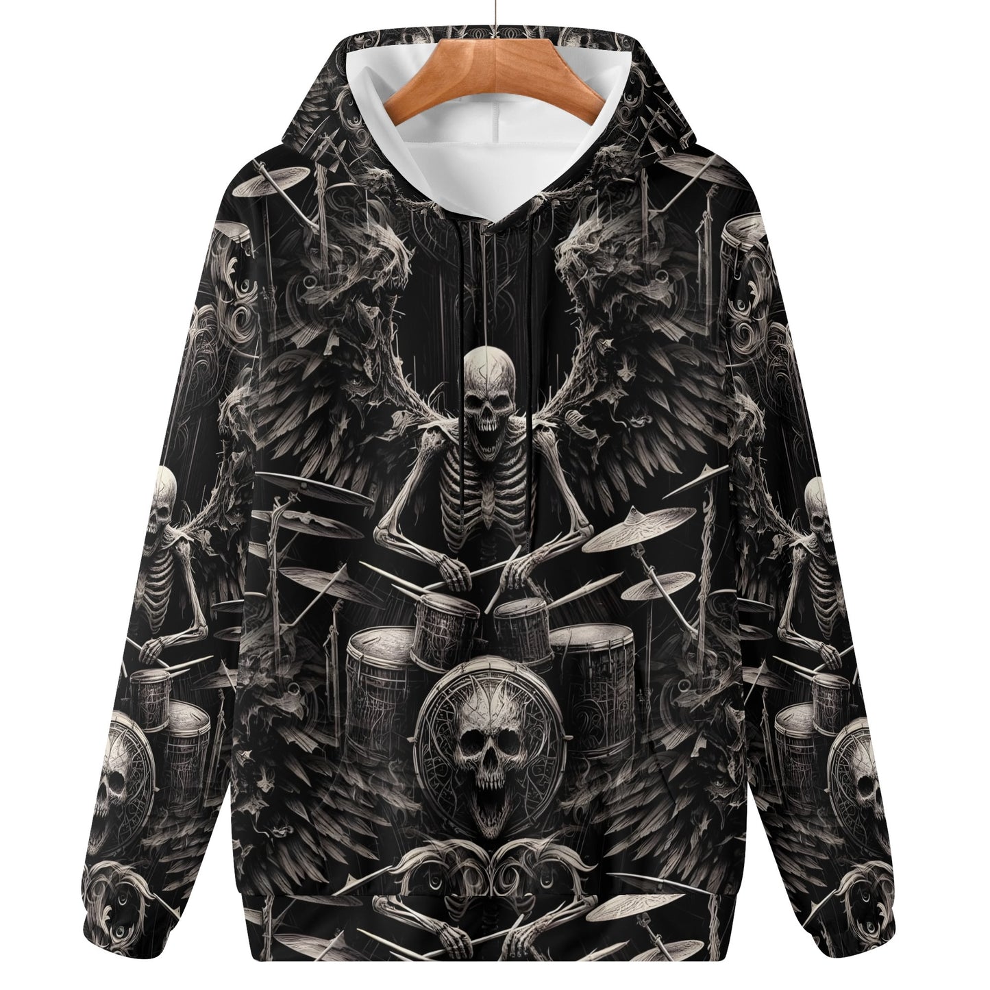 Dark Drumming - Unisex Hoodie - A Mystical Rhythm