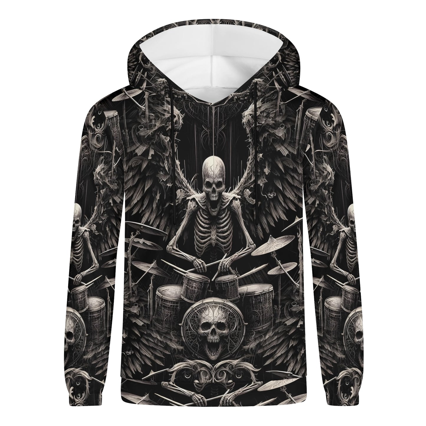 Dark Drumming - Unisex Hoodie - A Mystical Rhythm