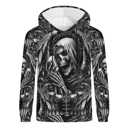 Shadowy Singer - Unisex Hoodie - A Haunting Harmony