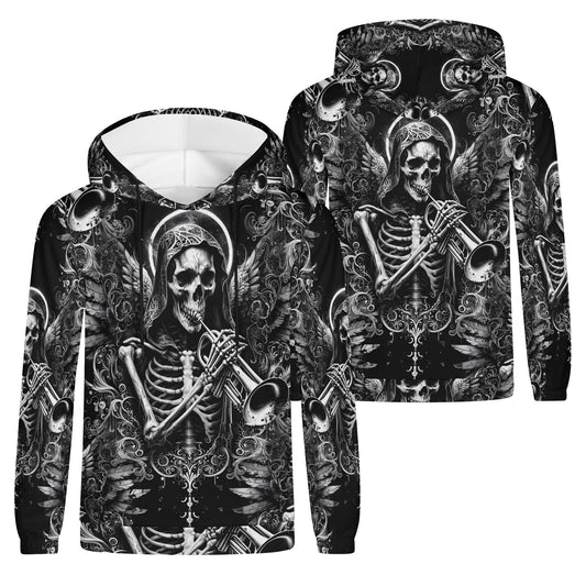 Trumpet of the Dead - Unisex Hoodie - A Haunting Harmony