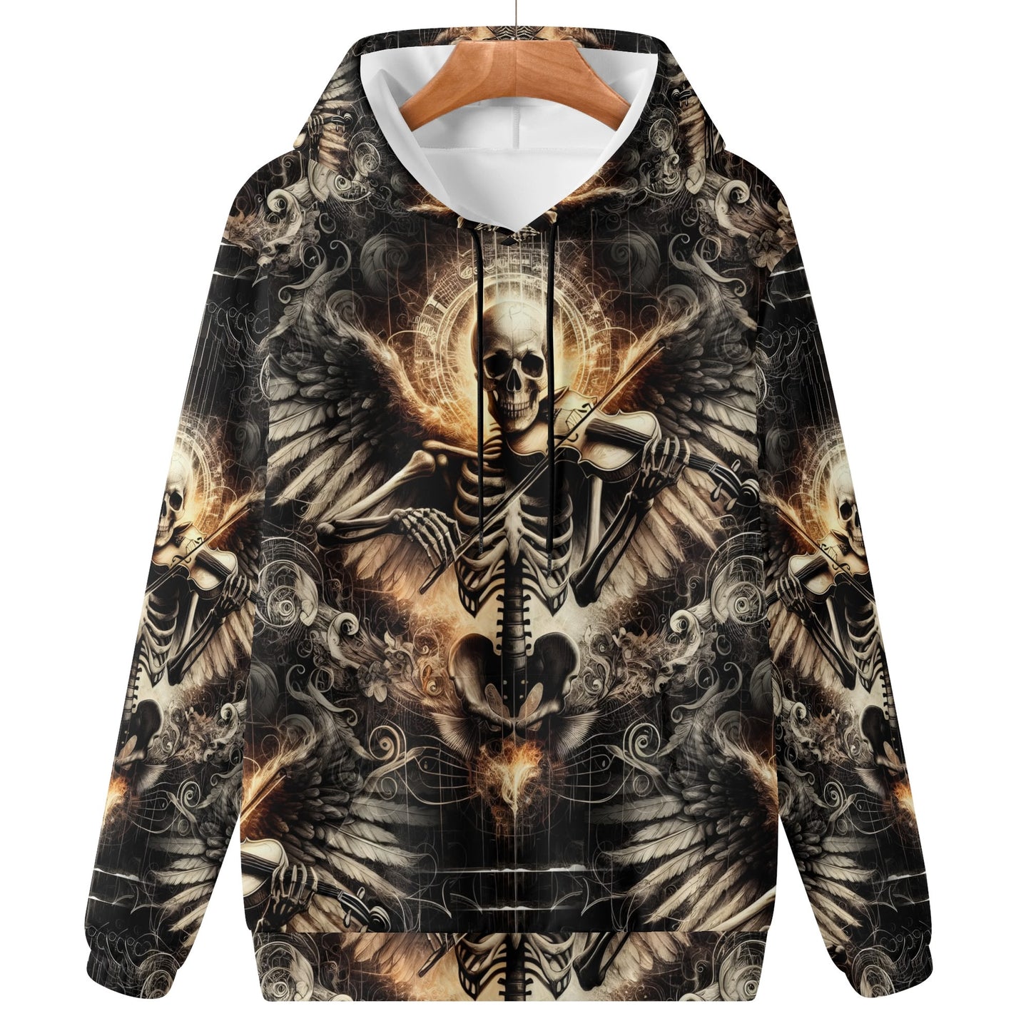 Violin Virtuoso - Unisex Hoodie - A Haunting Harmony