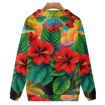 Hibiscus Haven - Unisex Hoodie - A Tropical Escape