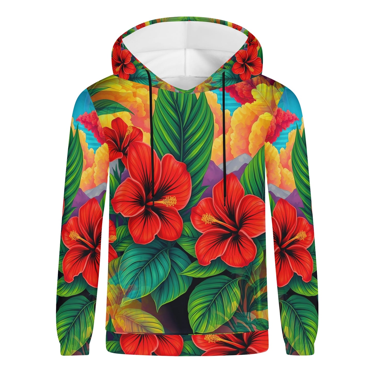 Hibiscus Haven - Unisex Hoodie - A Tropical Escape