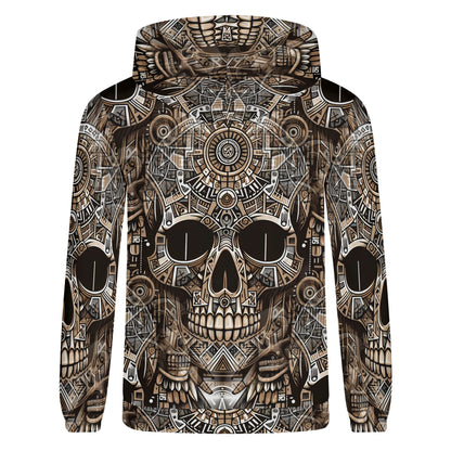 Skull Totem - Unisex Hoodie - A Fusion of Art and Rebellion