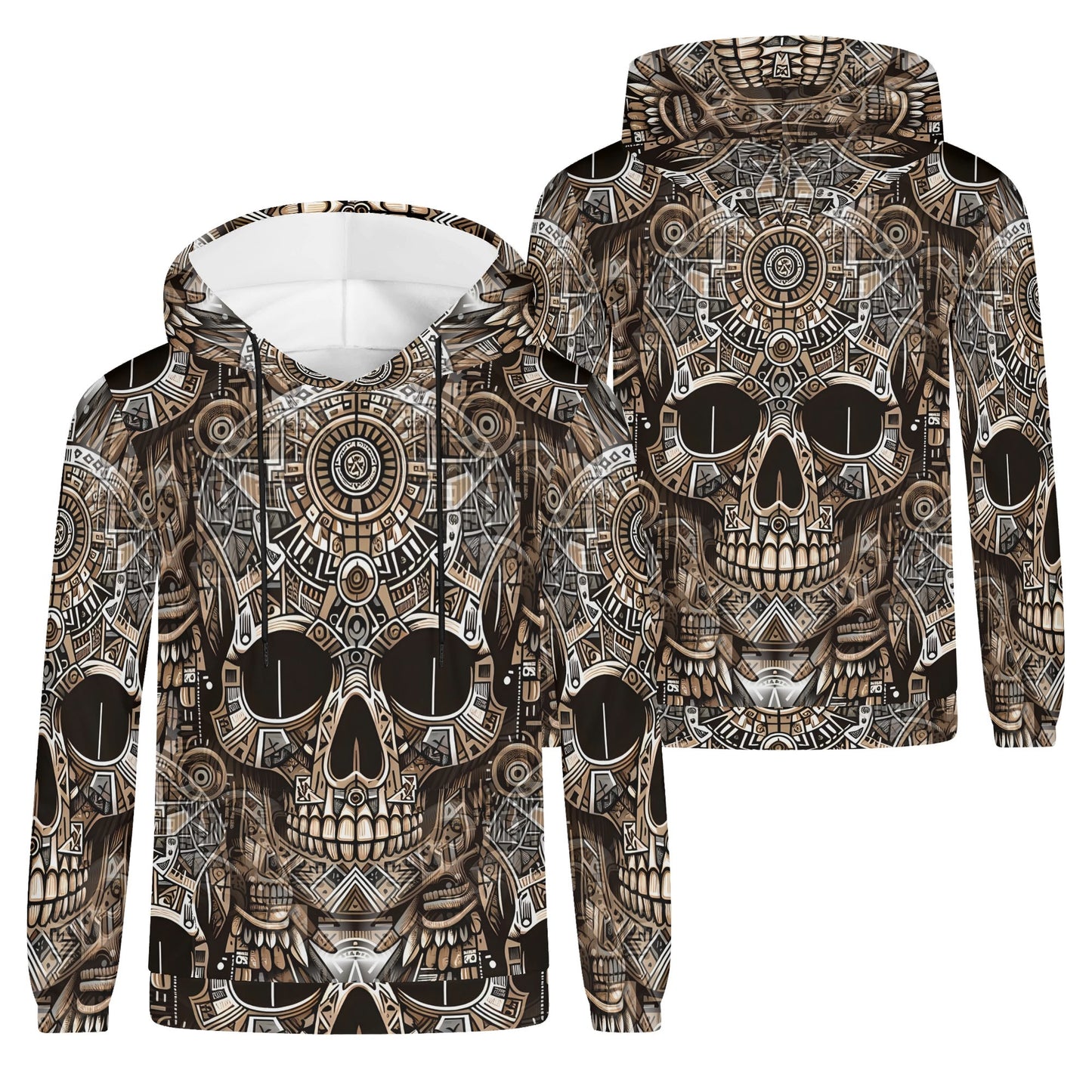 Skull Totem - Unisex Hoodie - A Fusion of Art and Rebellion