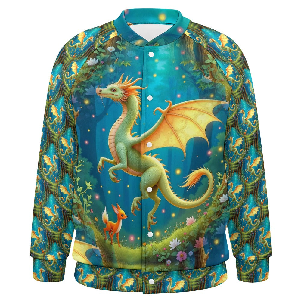 Dragon's Daydream - All-Over-Print Baseball Jacket