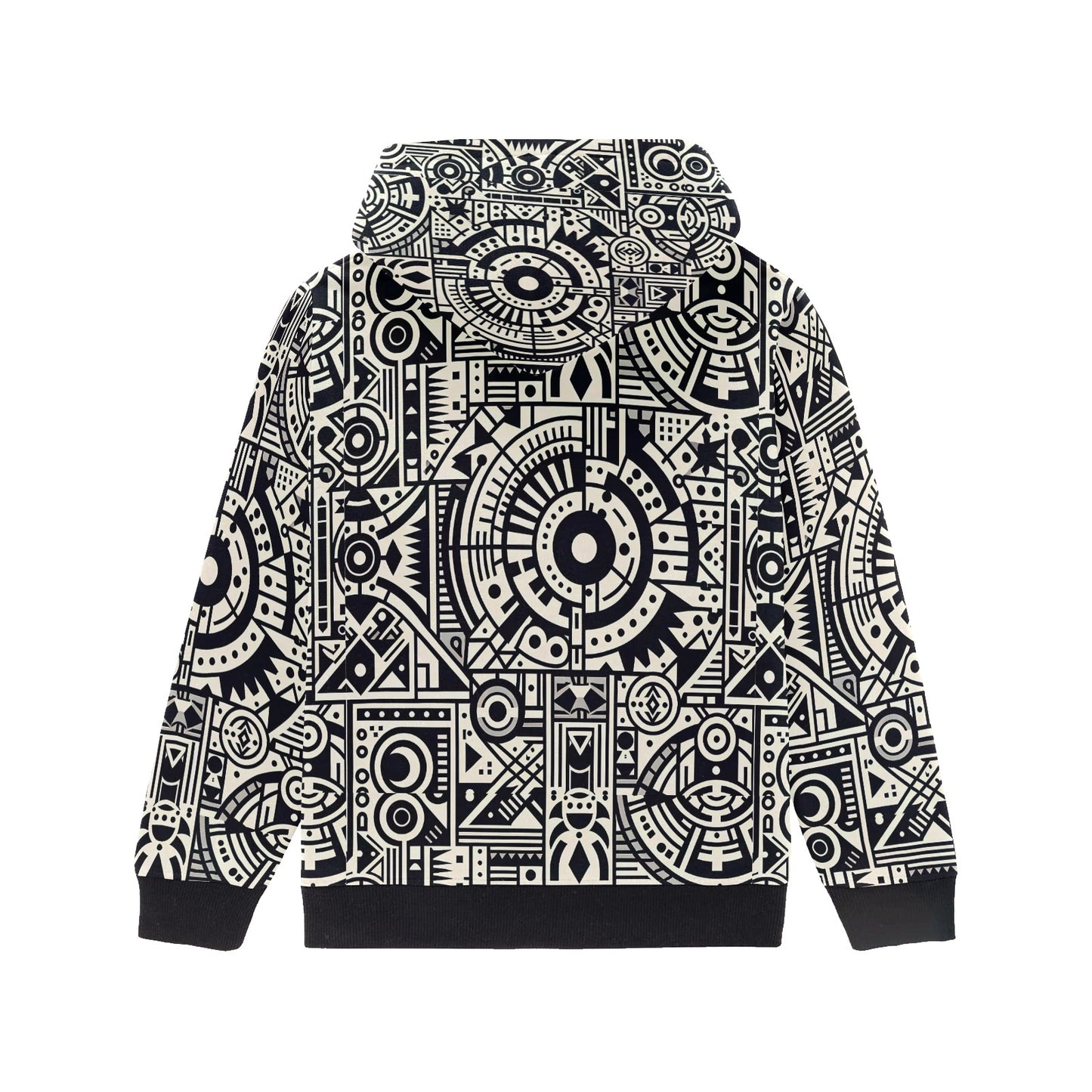 Linear Labyrinth - Little Kids Hoodie - A Mind-Bending Design - 2-7 years