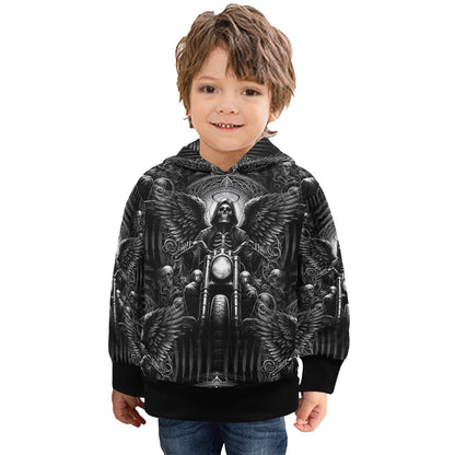 Death on Wheels - Gothic Kids Hoodie - 2-7 years