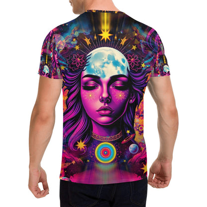 Celestial Chic - Unisex All Over Print Cosmic Beauty T-Shirt