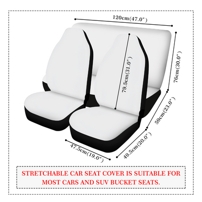 Game Over Galaxy - Car Seat Covers - A Futuristic Fusion