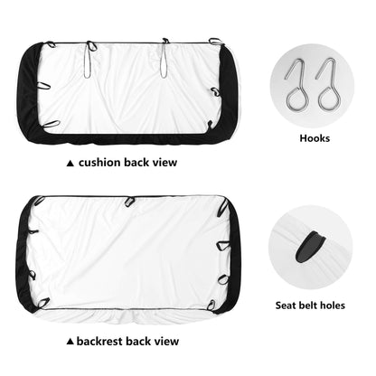 Adorable White Tiger - Car Seat Covers - A Serene Journey