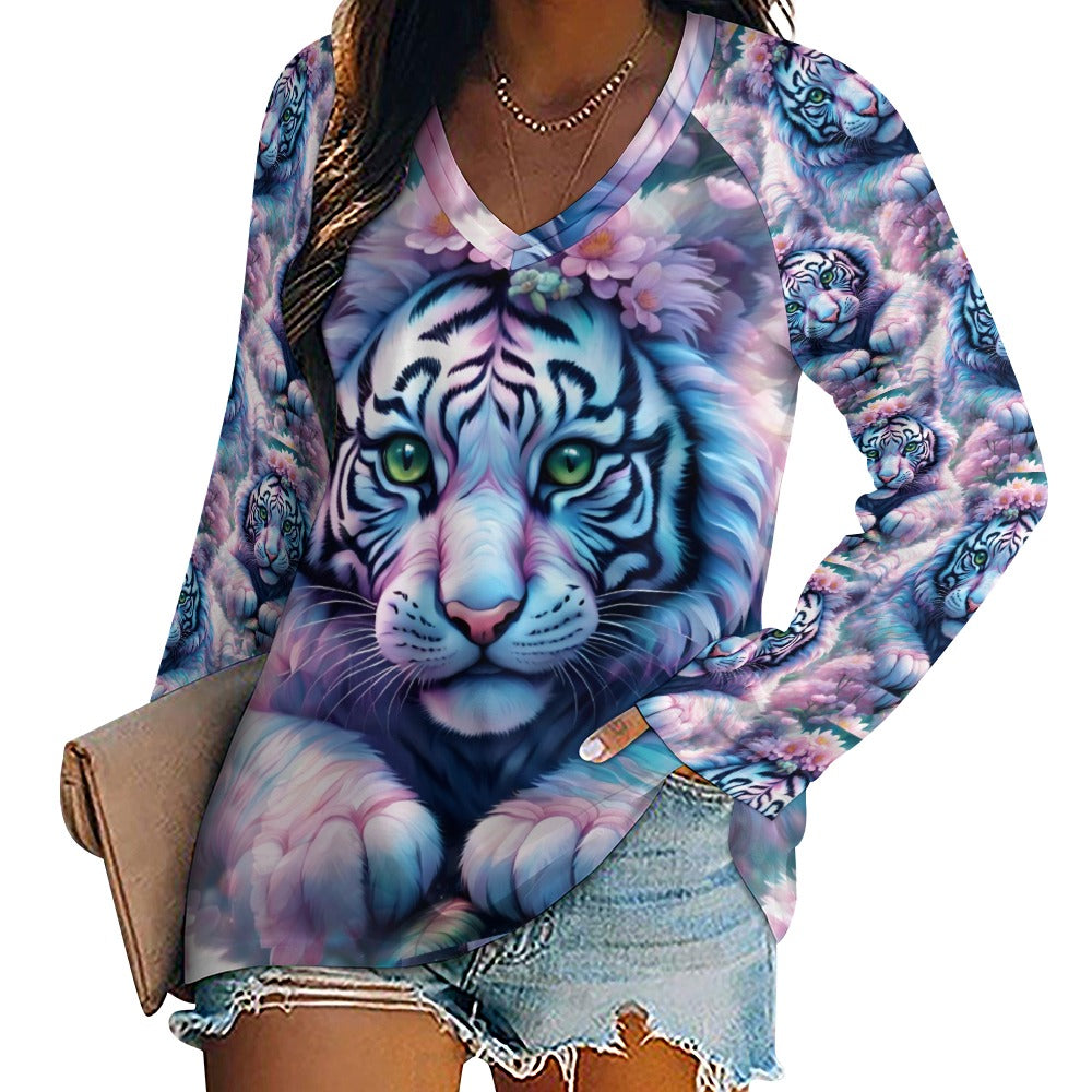 Adorable White Tiger - Mystical Women's Tee