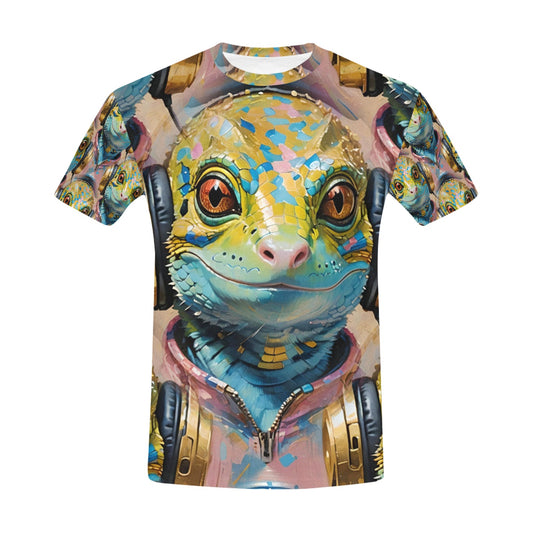 Gecko Beats - Unisex All Over Print Music Maestro T-Shirt