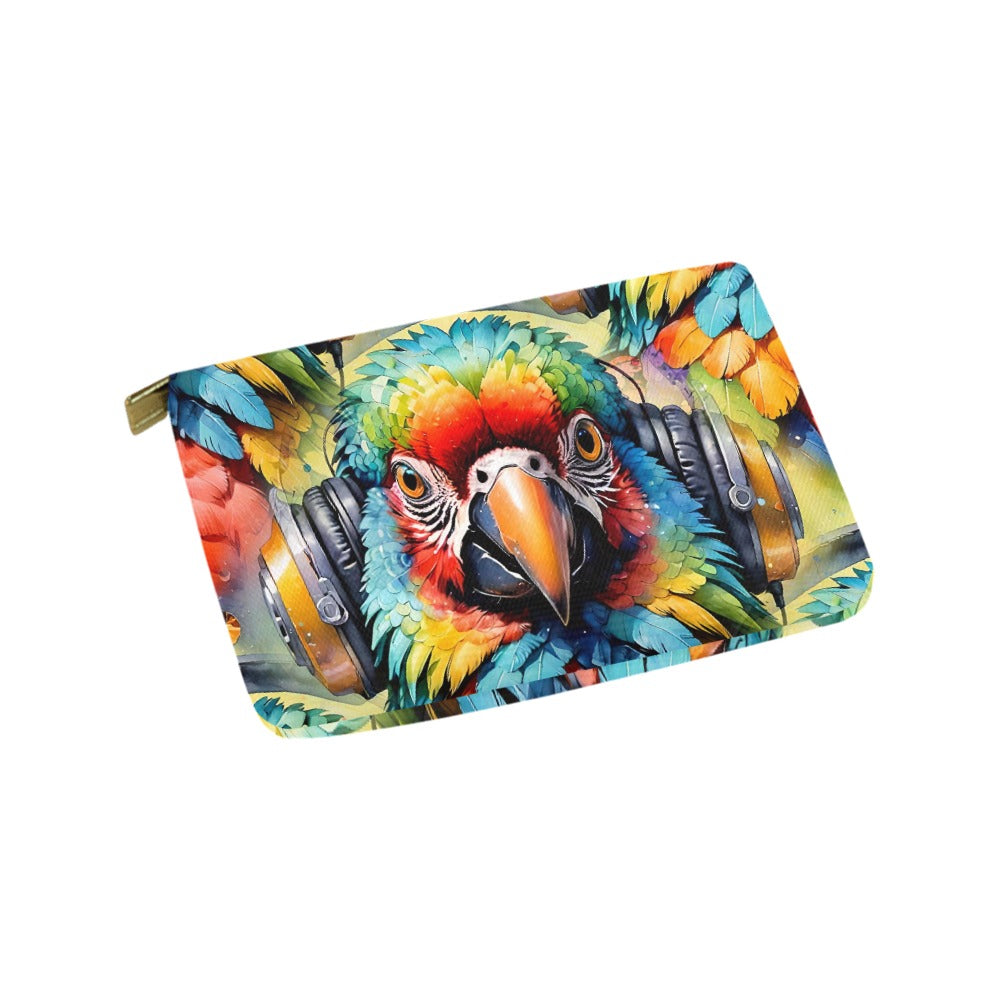 Macaw Beats - Tropical Tunes Zip Pouch