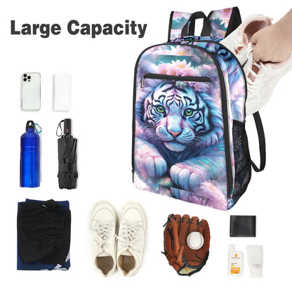 Adorable White Tiger - Fantasy Backpack