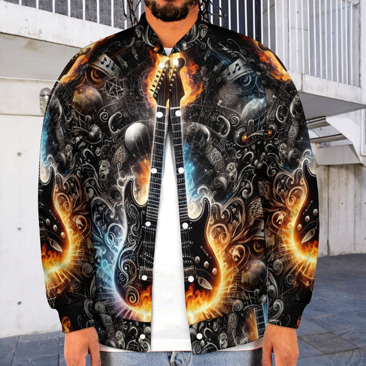 Guitar Galaxy - Baseball Jacket - A Rocking Journey