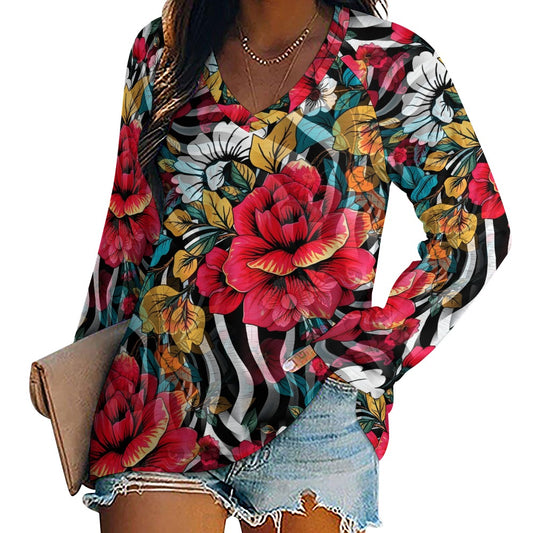 Floral Frenzy - Women's Tee - A Blooming Delight