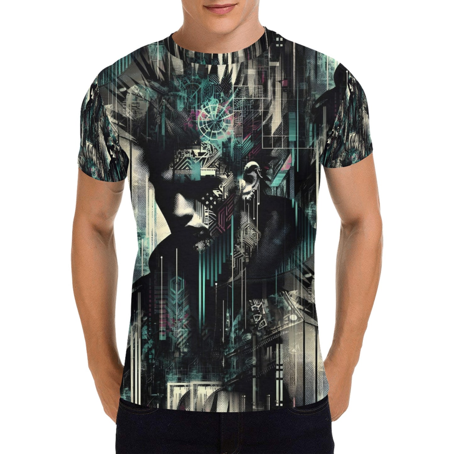 Distorted Dreams - Unisex All Over Print T-Shirt