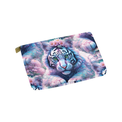 Adorable White Tiger - Zip Pouch