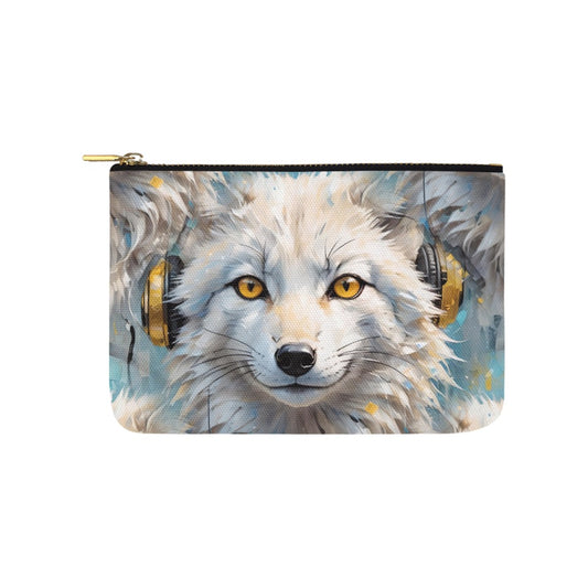 Snowy Fox Beats - Zip Pouch