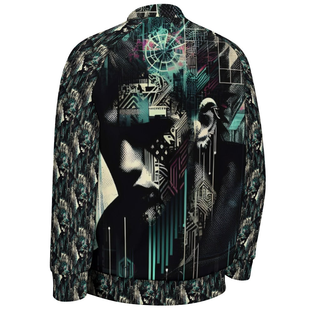 Distorted Dreams - All-Over-Print Baseball Jacket