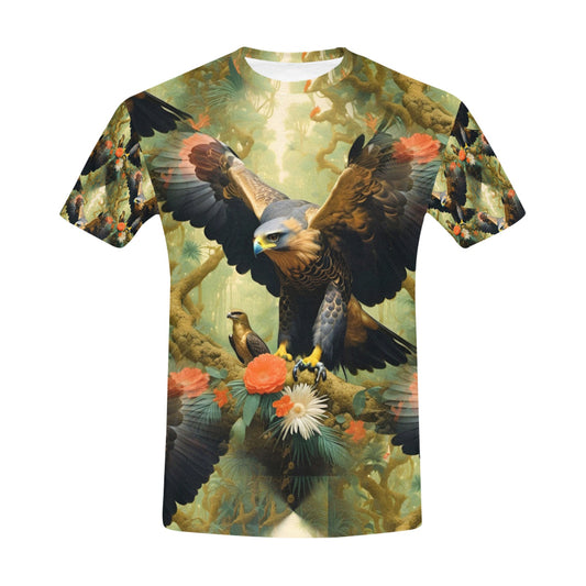 Eagle Flora - All Over Print Unisex T-Shirt