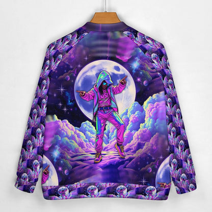 Galaxy Groove - All-Over-Print Baseball Jacket